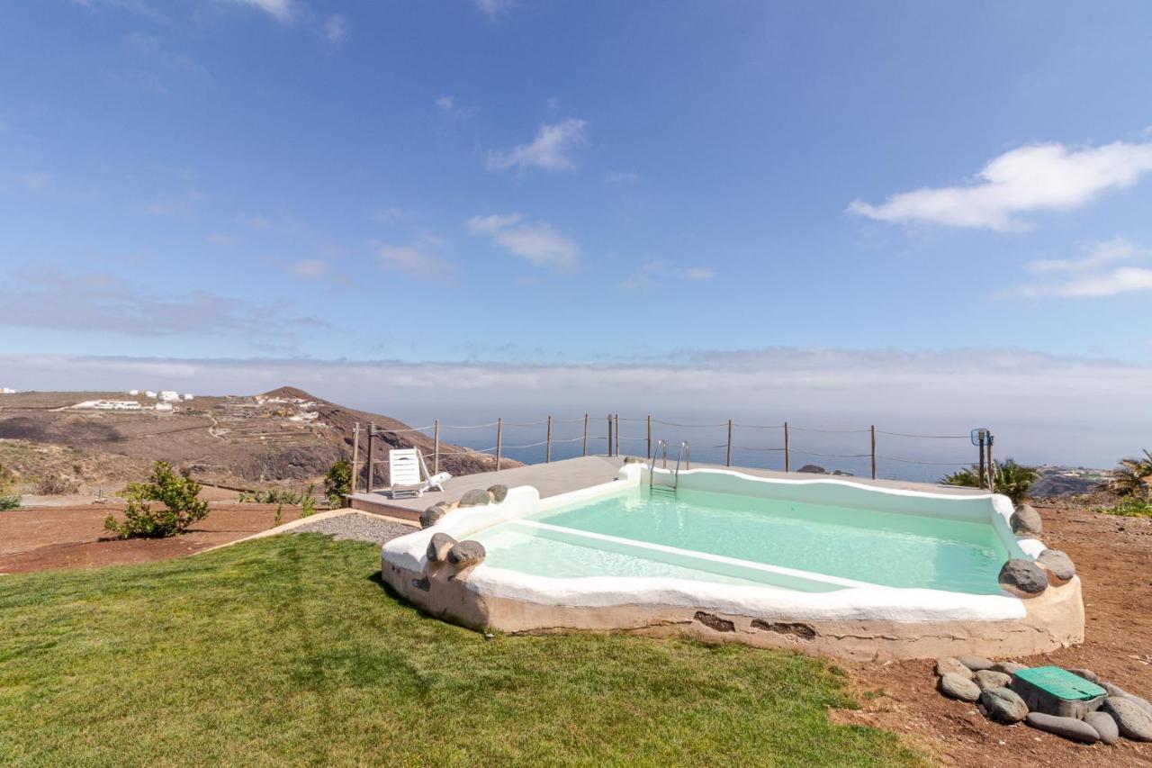 Flatguest Charming House + Pool + Terrace + Views Villa Santa Maria de Guia de Gran Canaria Eksteriør billede