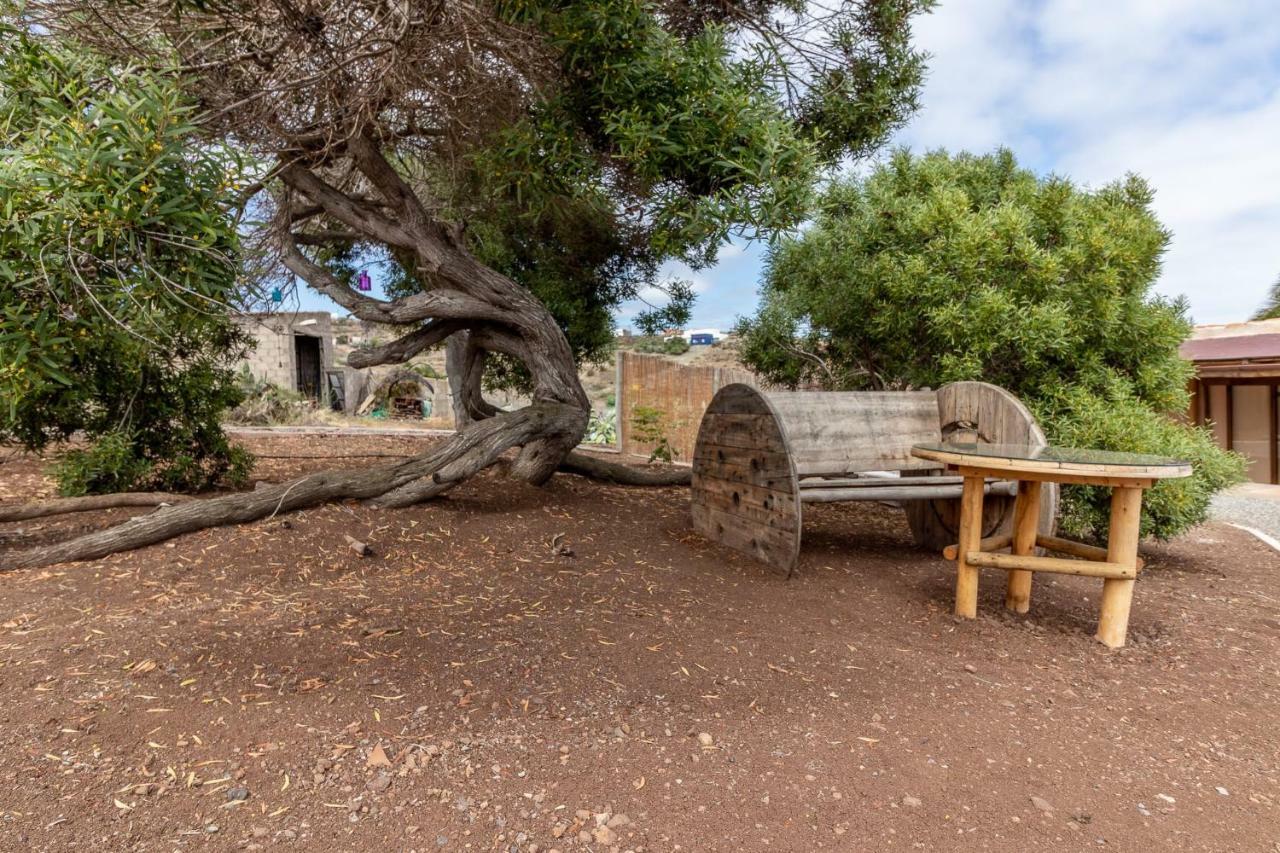 Flatguest Charming House + Pool + Terrace + Views Villa Santa Maria de Guia de Gran Canaria Eksteriør billede