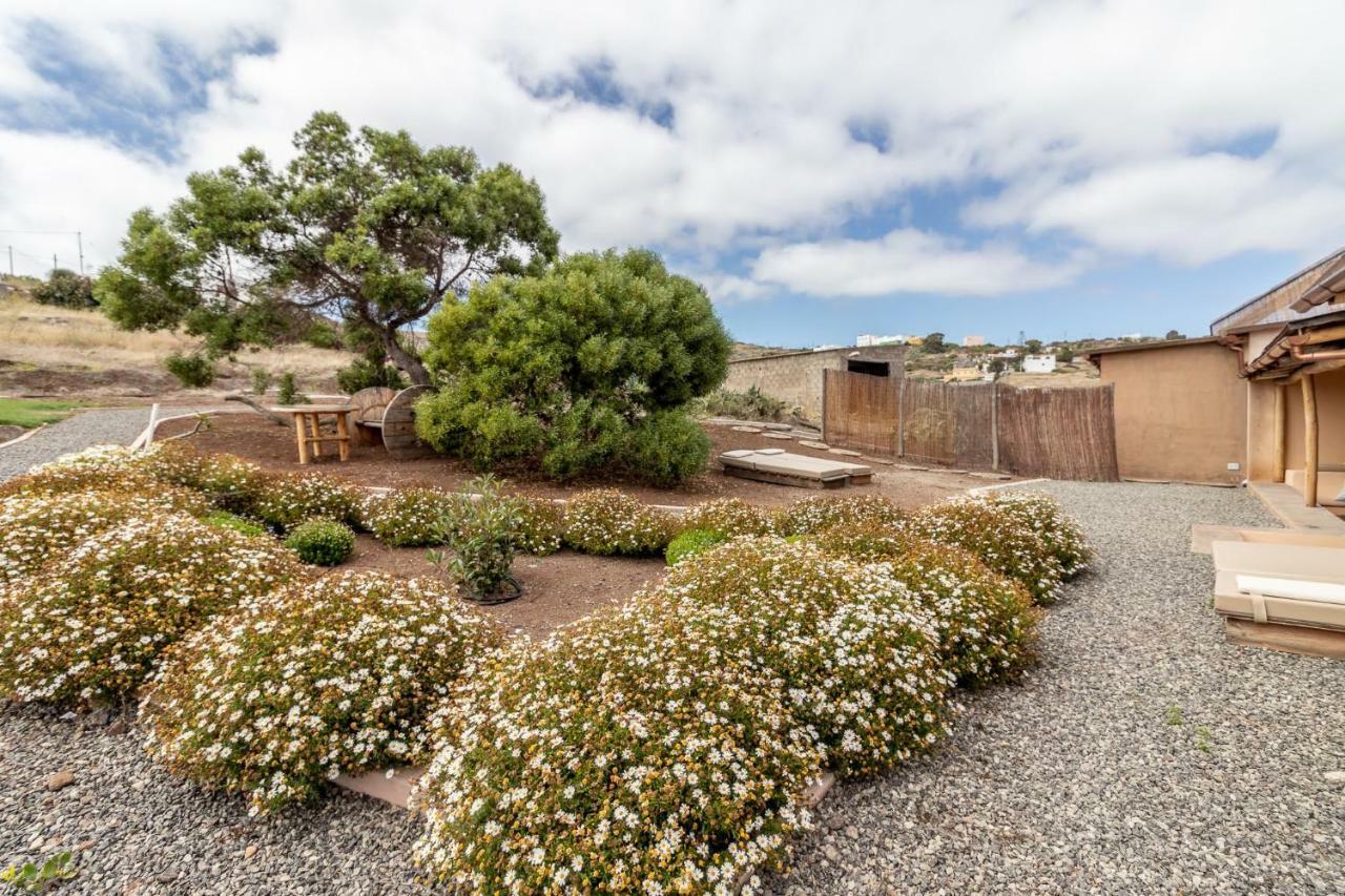 Flatguest Charming House + Pool + Terrace + Views Villa Santa Maria de Guia de Gran Canaria Eksteriør billede