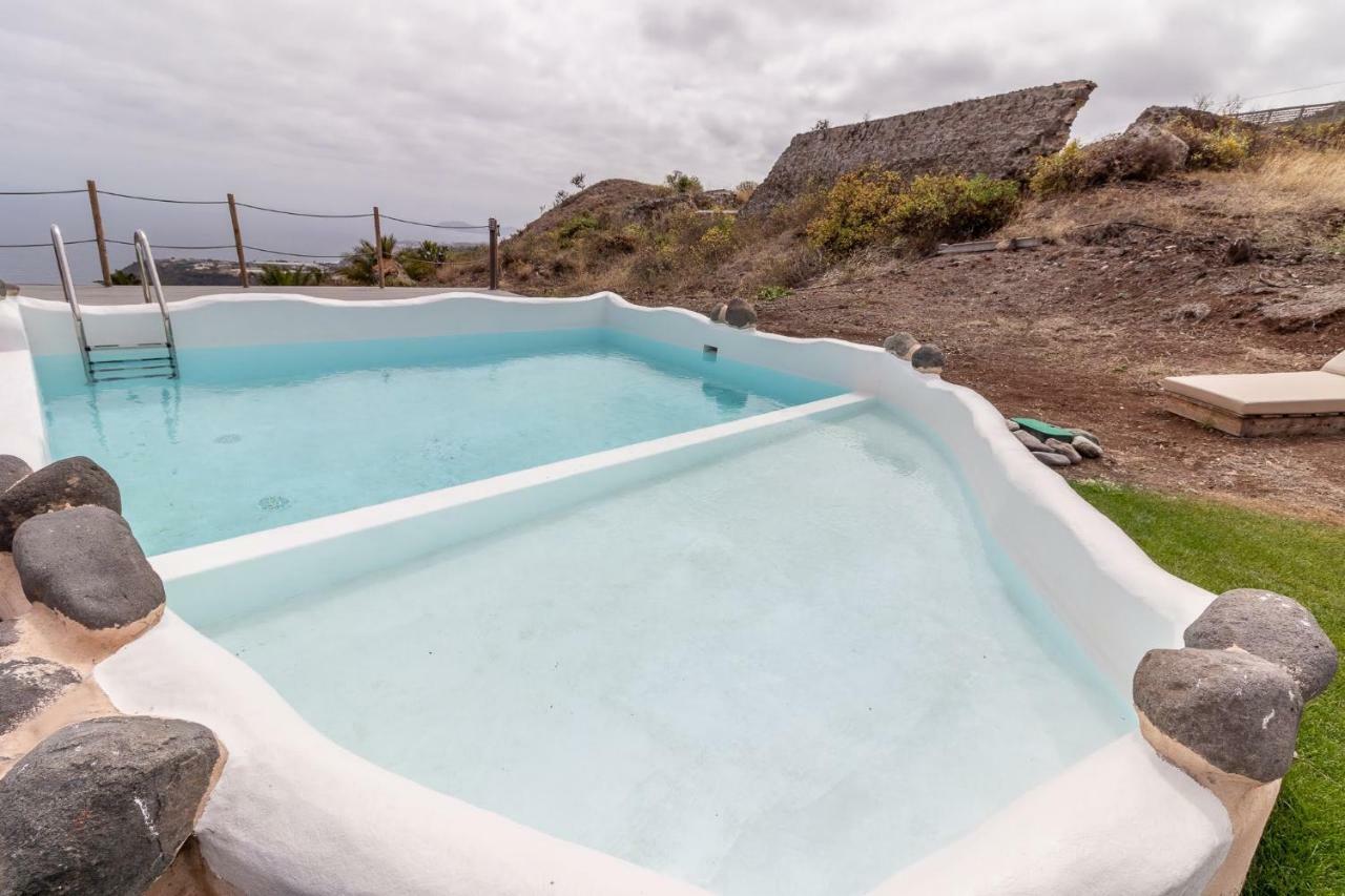 Flatguest Charming House + Pool + Terrace + Views Villa Santa Maria de Guia de Gran Canaria Eksteriør billede